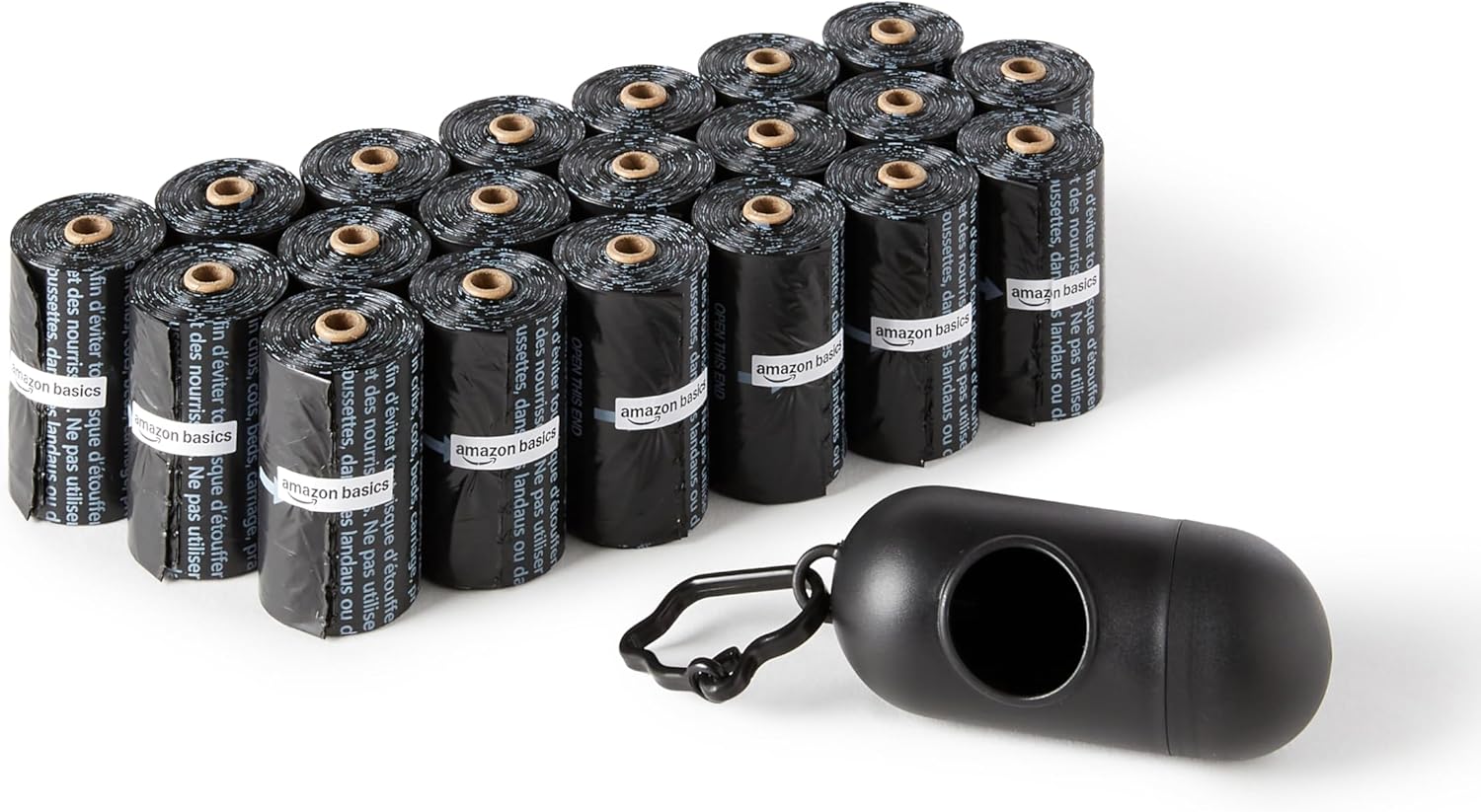 Amazon Basics Dog Poop Bags + Dispenser