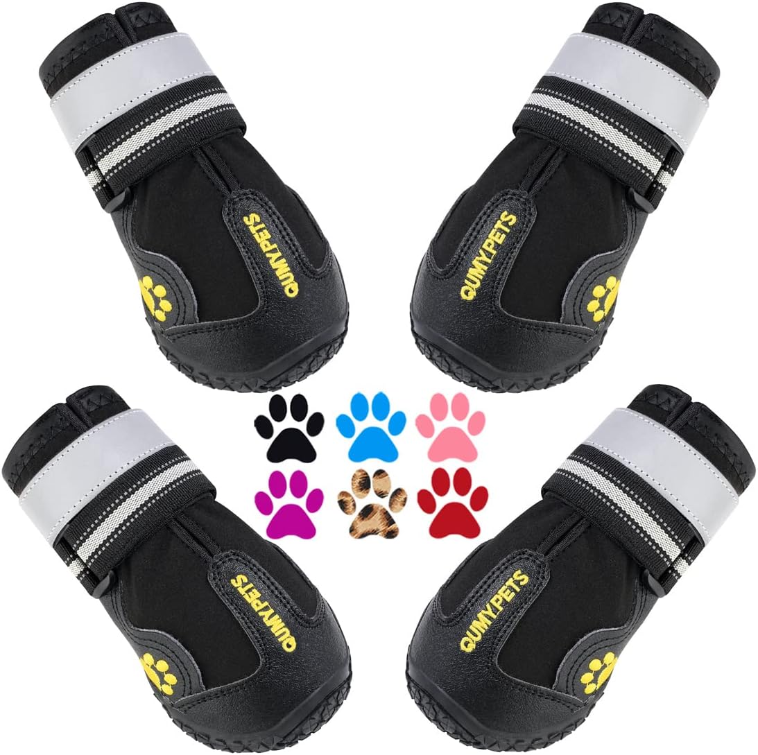 QUMY Dog Shoes for Large Dogs