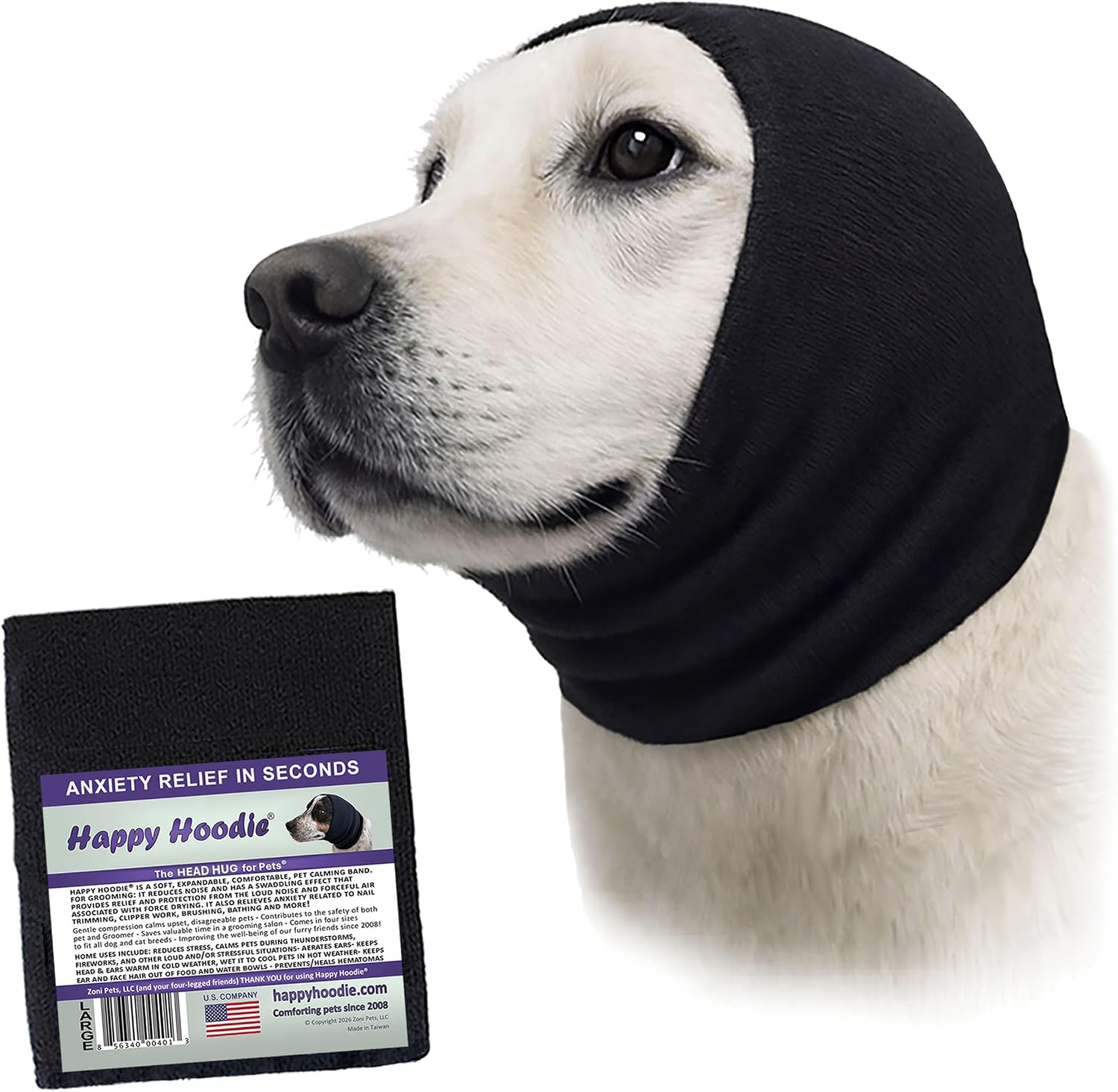 Happy Hoodie Original Dog & Cat Calming Band