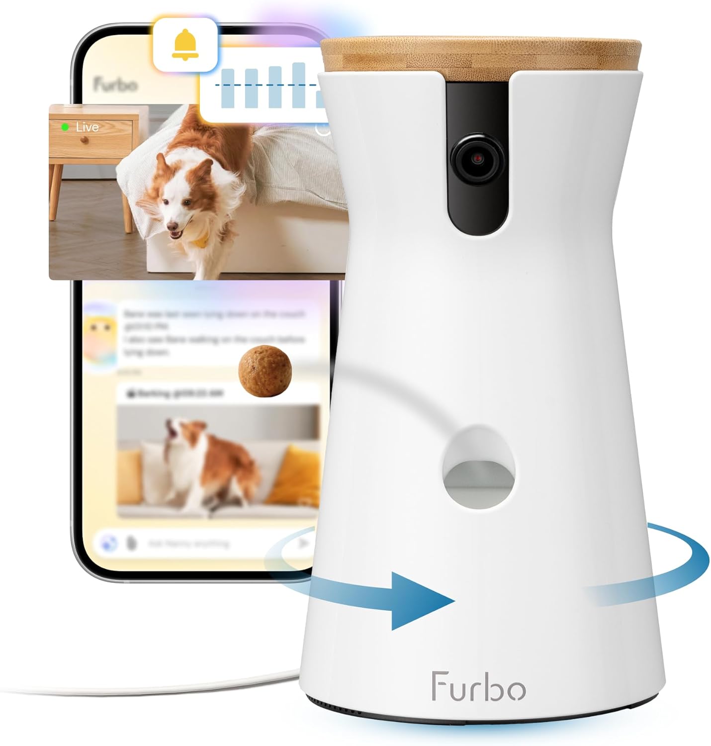 Furbo 360° Dog Camera with Treat Tossing