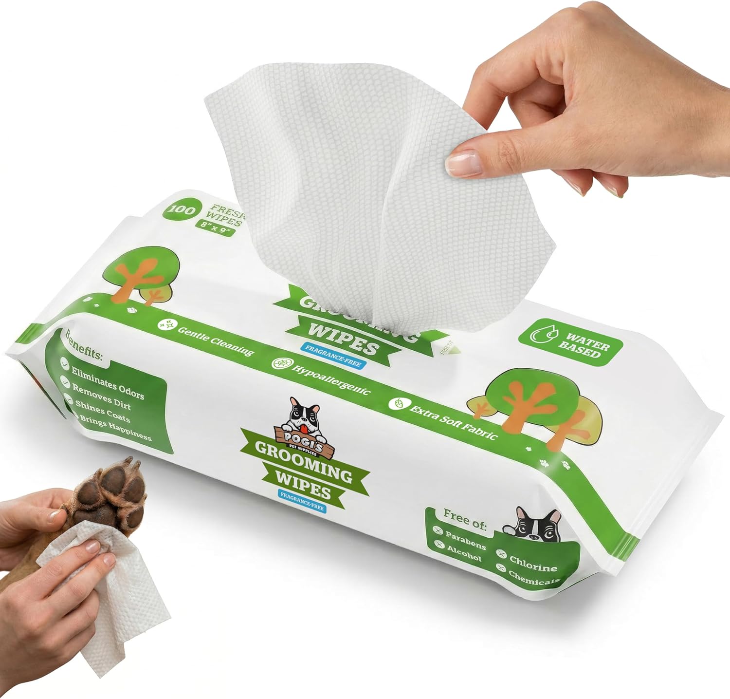 Pogi's Grooming Wipes for Dogs & Cats